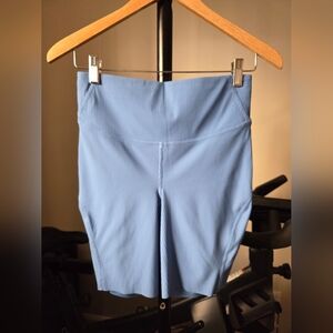 LULULEMON Base Pace Ribbed Nulux High Rise Shorts 8" Blue Nile